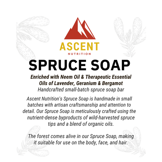 Wild-Harvested Spruce Soap, 6 oz Bar