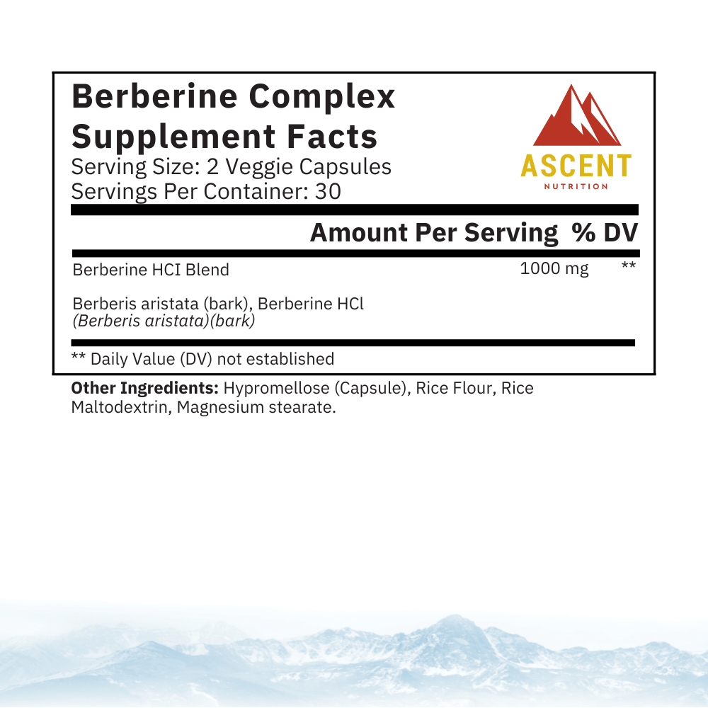 Berberine Complex, 60 Capsules, 1200 mg