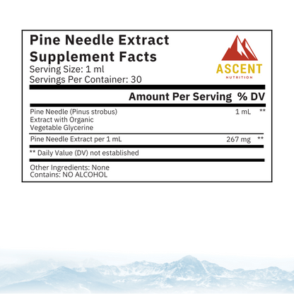 Pine Needle Extract, Pine Needle Tea Alternative, 267 mg