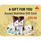 Ascent Nutrition Gift Card