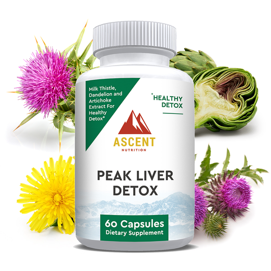 Peak Liver Detox is a comprehensive formula with Dandelion Leaf Extract, Milk Thistle Seed Extract, Artichoke Leaf Extract and Chanca Piedra.