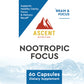 Ascent Nutrition Nootropic Focus Supplement