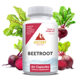 Organic Beetroot, 60 Capsules, 1300 mg each – Ascent Nutrition