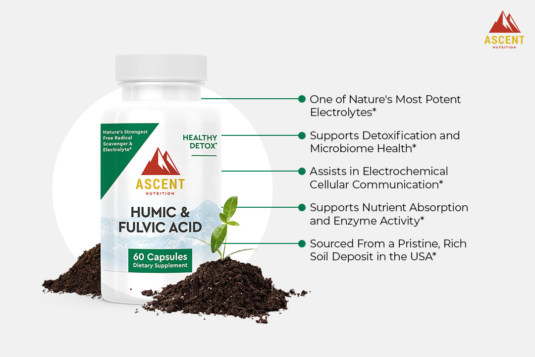 Ascent Nutrition Humic and Fulvic Acid Benefits